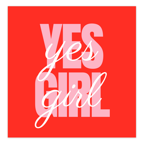 Yes Girl Card