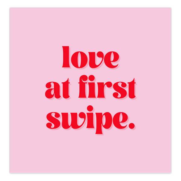 Love at First Swipe Card