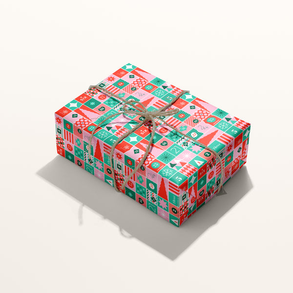 Advent Calendar Wrapping Paper