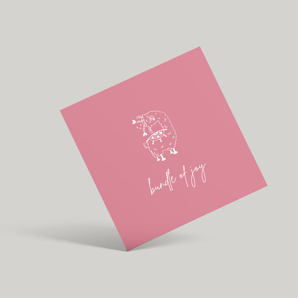 Pink Bundle of Joy Card