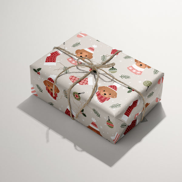 Golden Doodle Wrapping Paper