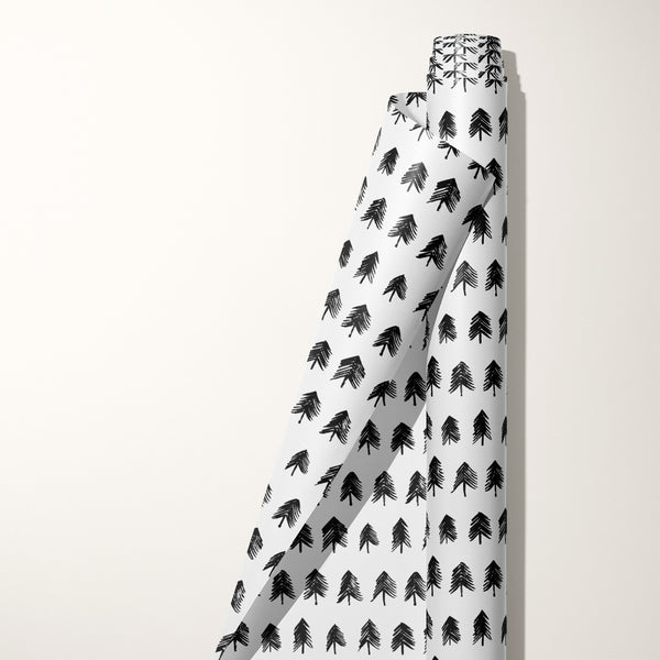 Doodle Trees Wrapping Paper