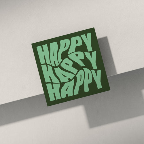 Happy Happy Happy Card