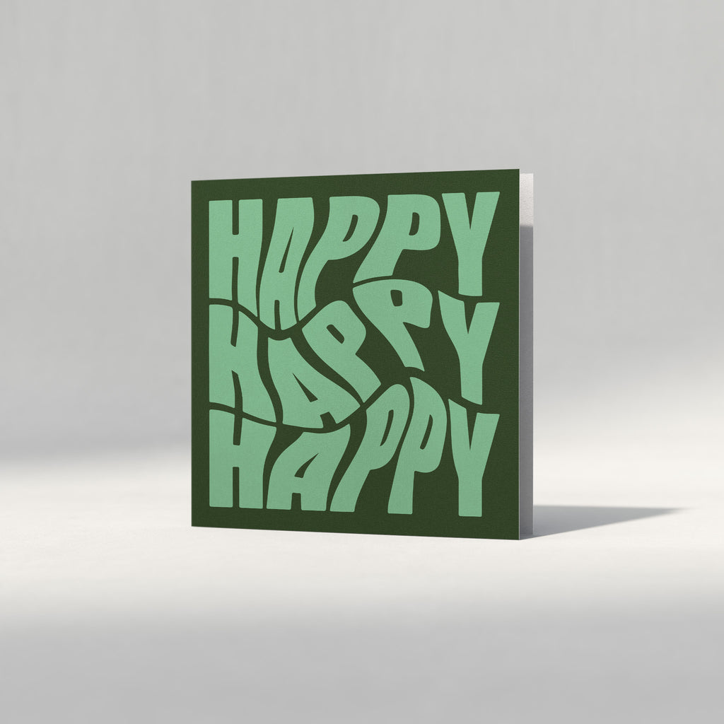Happy Happy Happy Card