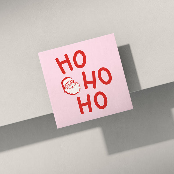 Ho Ho Ho Santa Card