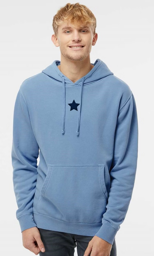 Cowboys Embroidered Star Washed Hoodie