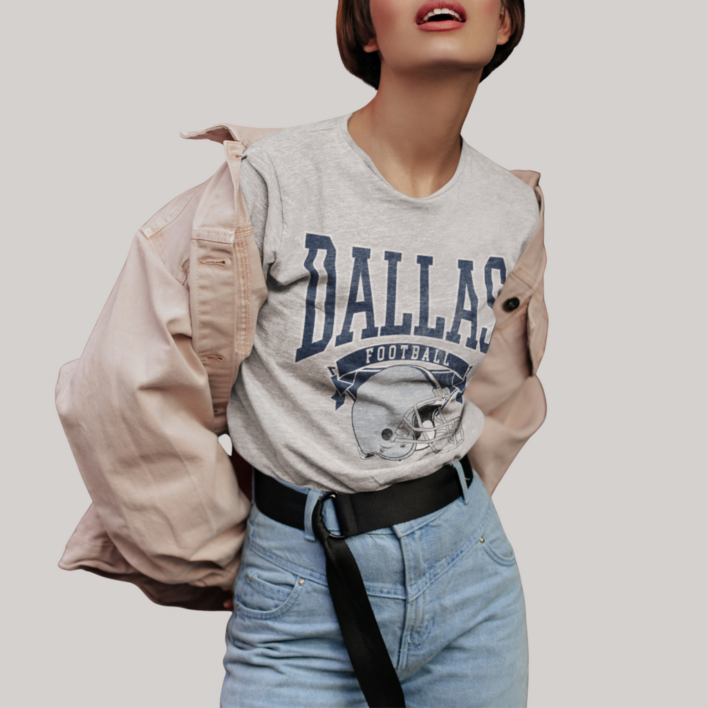 Dallas Vintage Style Football Shirt