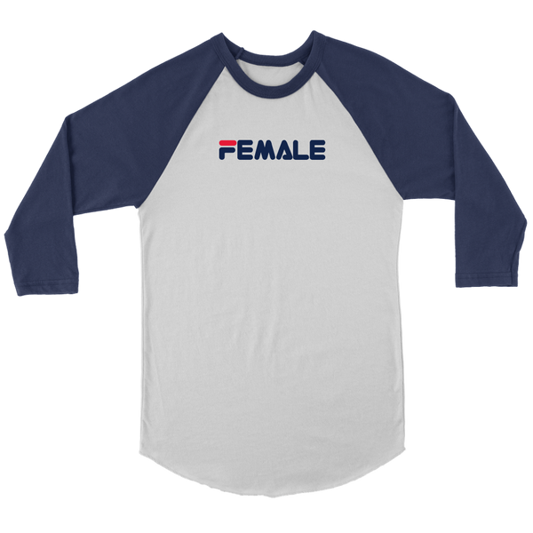Female Raglan 3/4 Length Sleeve T-Shirt