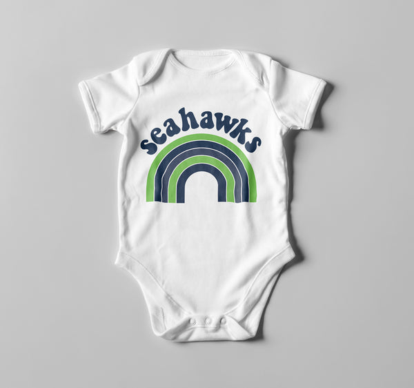 Seahawks Rainbow Infant Bodysuit