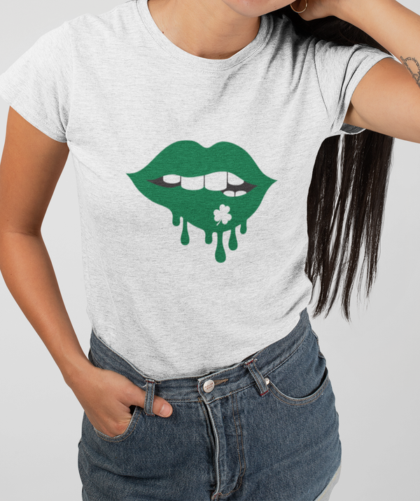 Green Lips Tri-Blend Shirt
