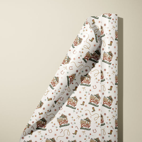 Holly Dolly Christmas Wrapping Paper