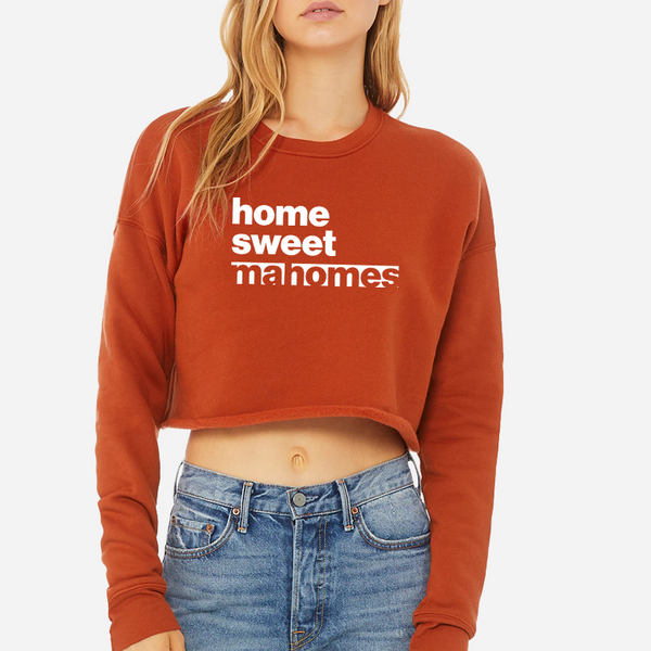 Home Sweet Mahomes Women's Crop Sweatshirt