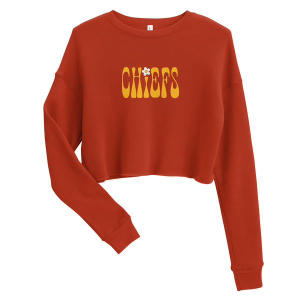 Chiefs Retro Crop Sweatshirt