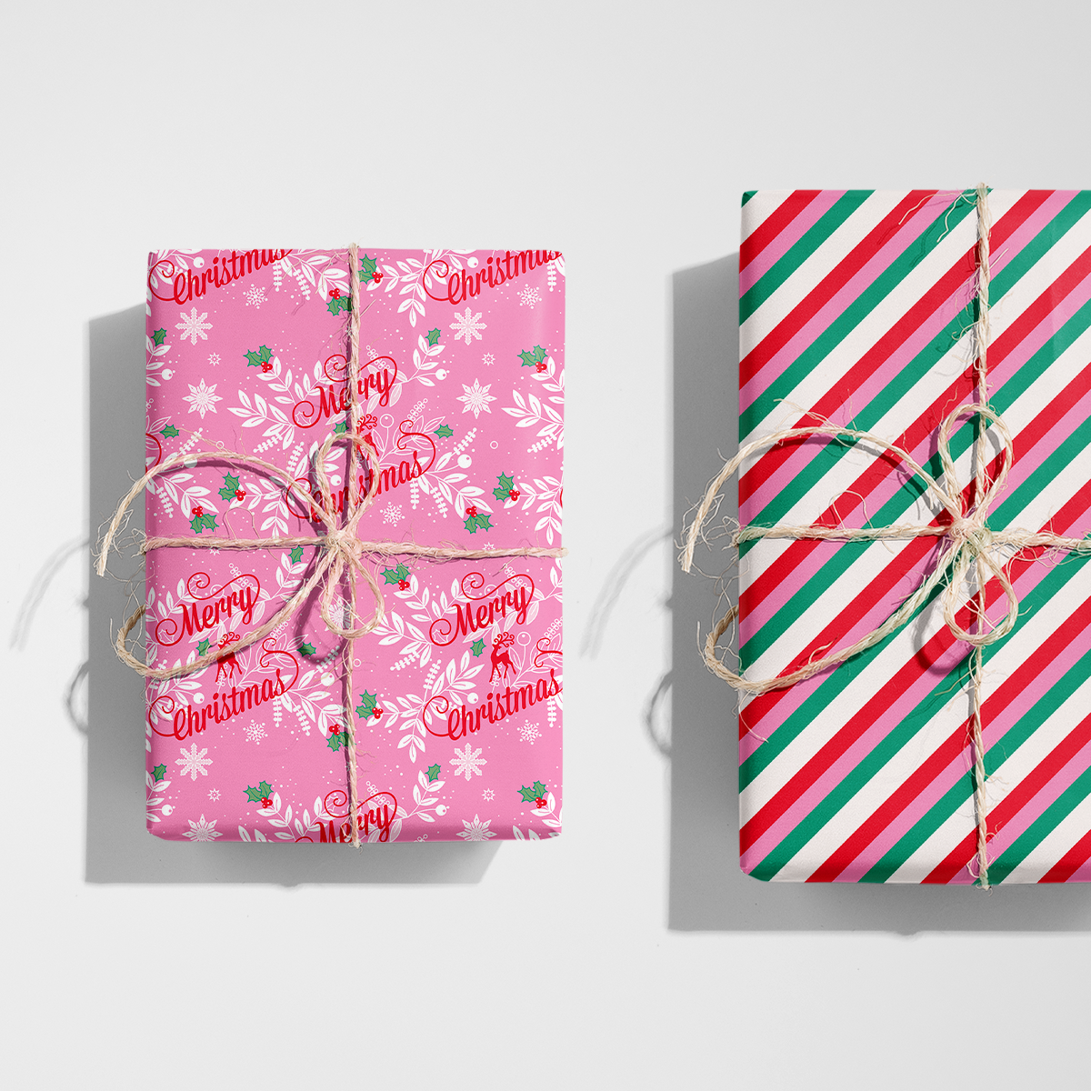 Vintage Merry Christmas Wrapping Paper