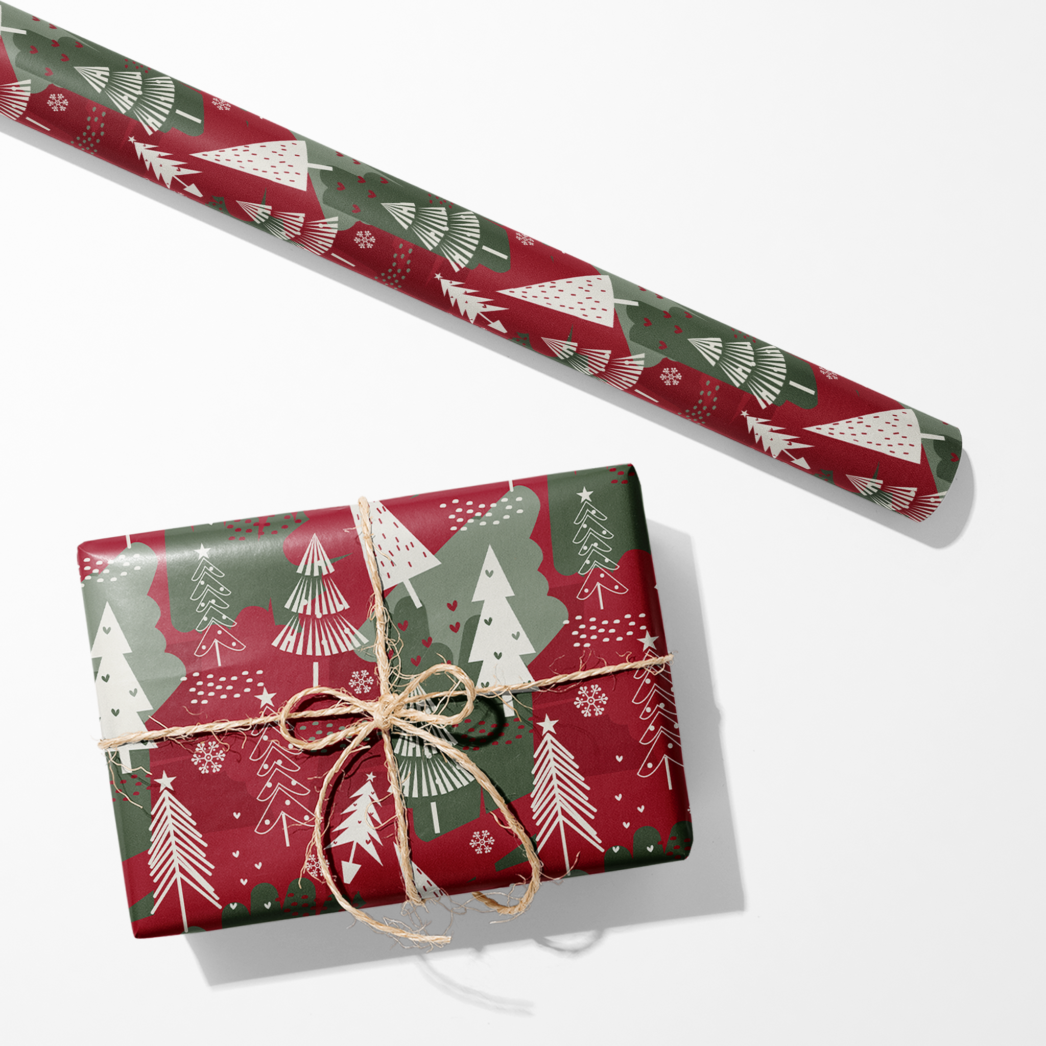 Abstract Christmas Trees