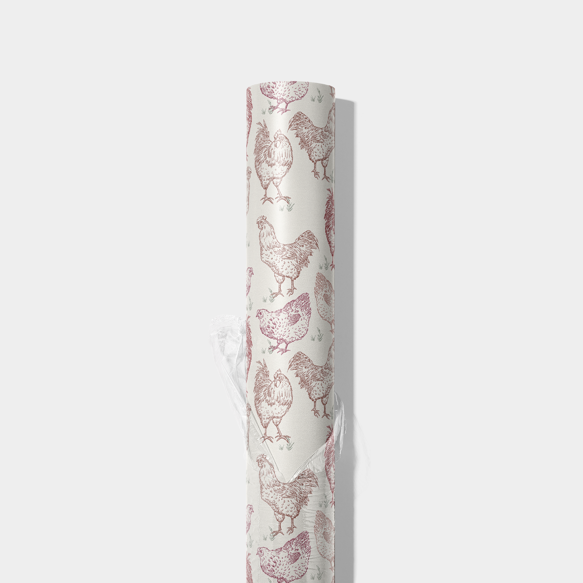 Rustic Chickens Wrapping Paper