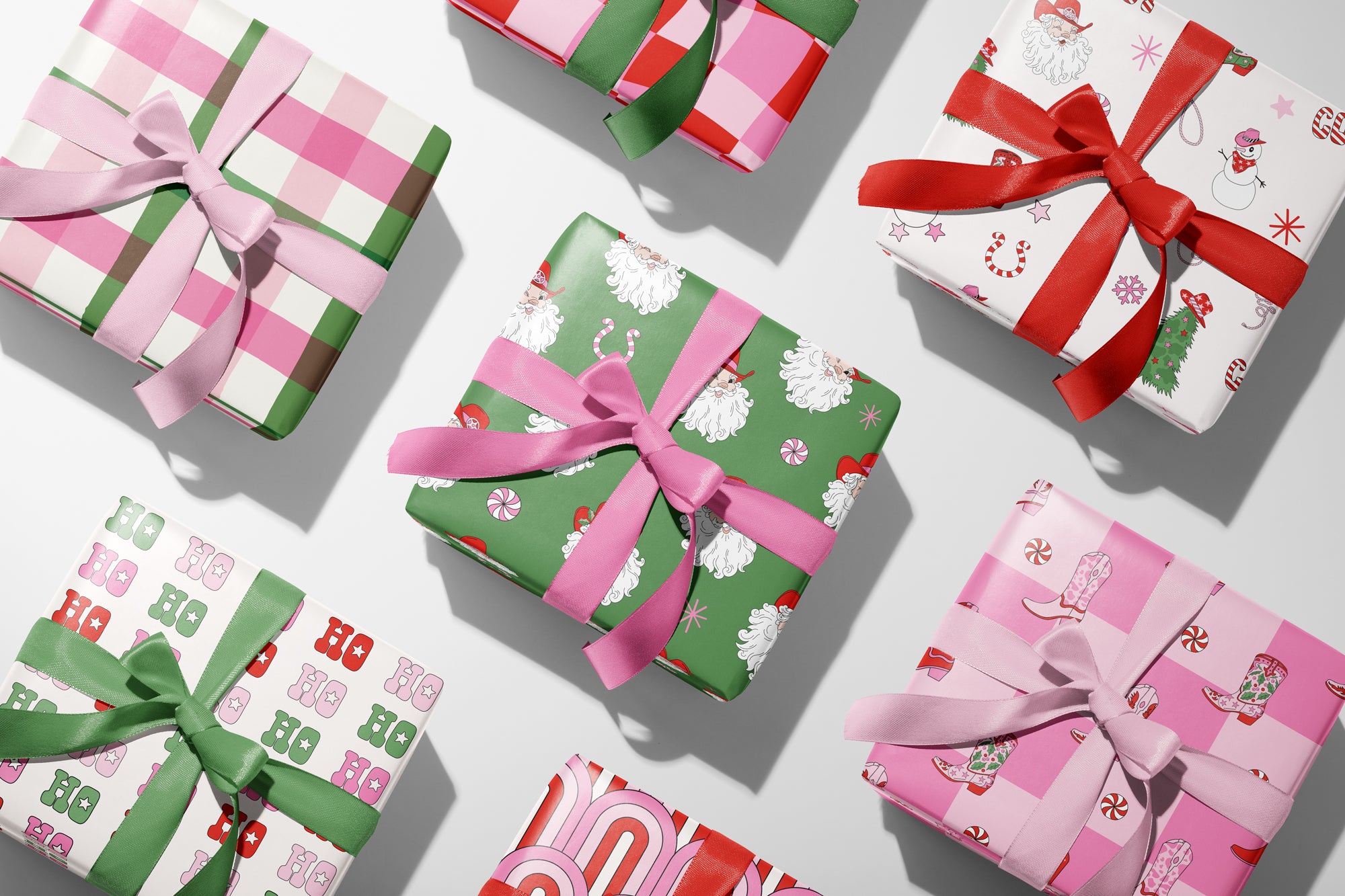 Western Characters Wrapping Paper