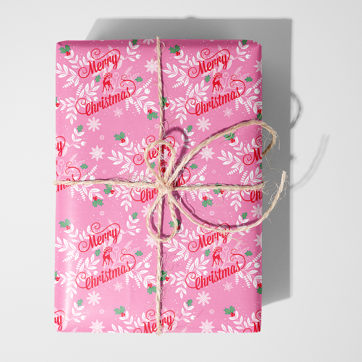 Vintage Merry Christmas Wrapping Paper