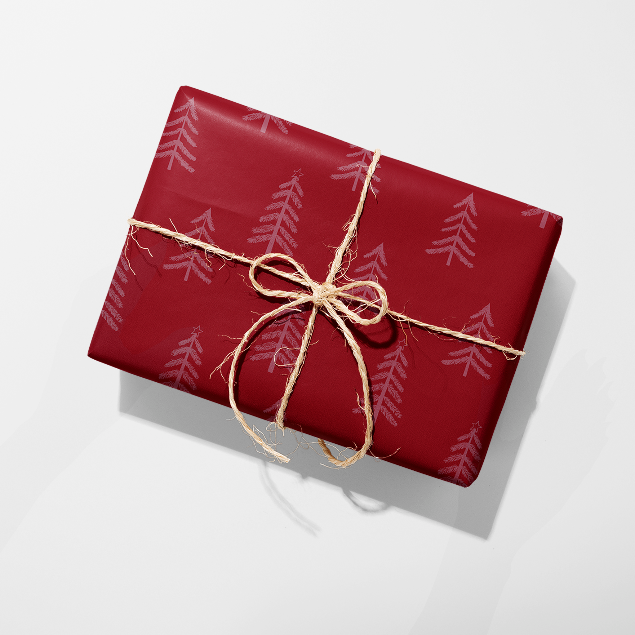 Rustic Trees Wrapping Paper