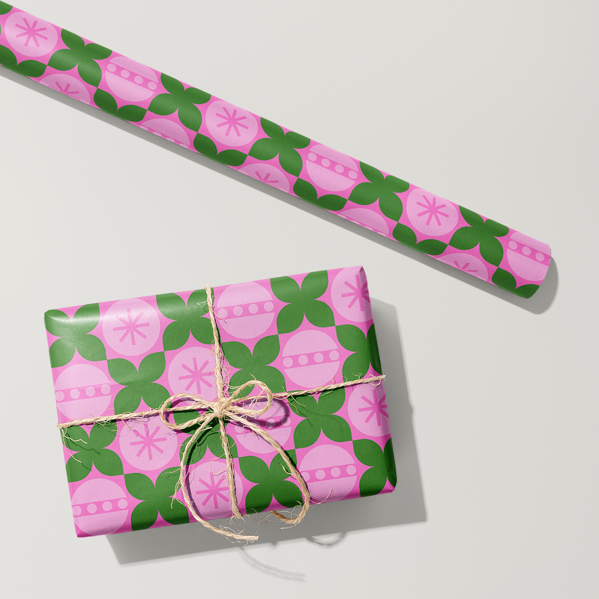 Abstract Ornaments Wrapping Paper