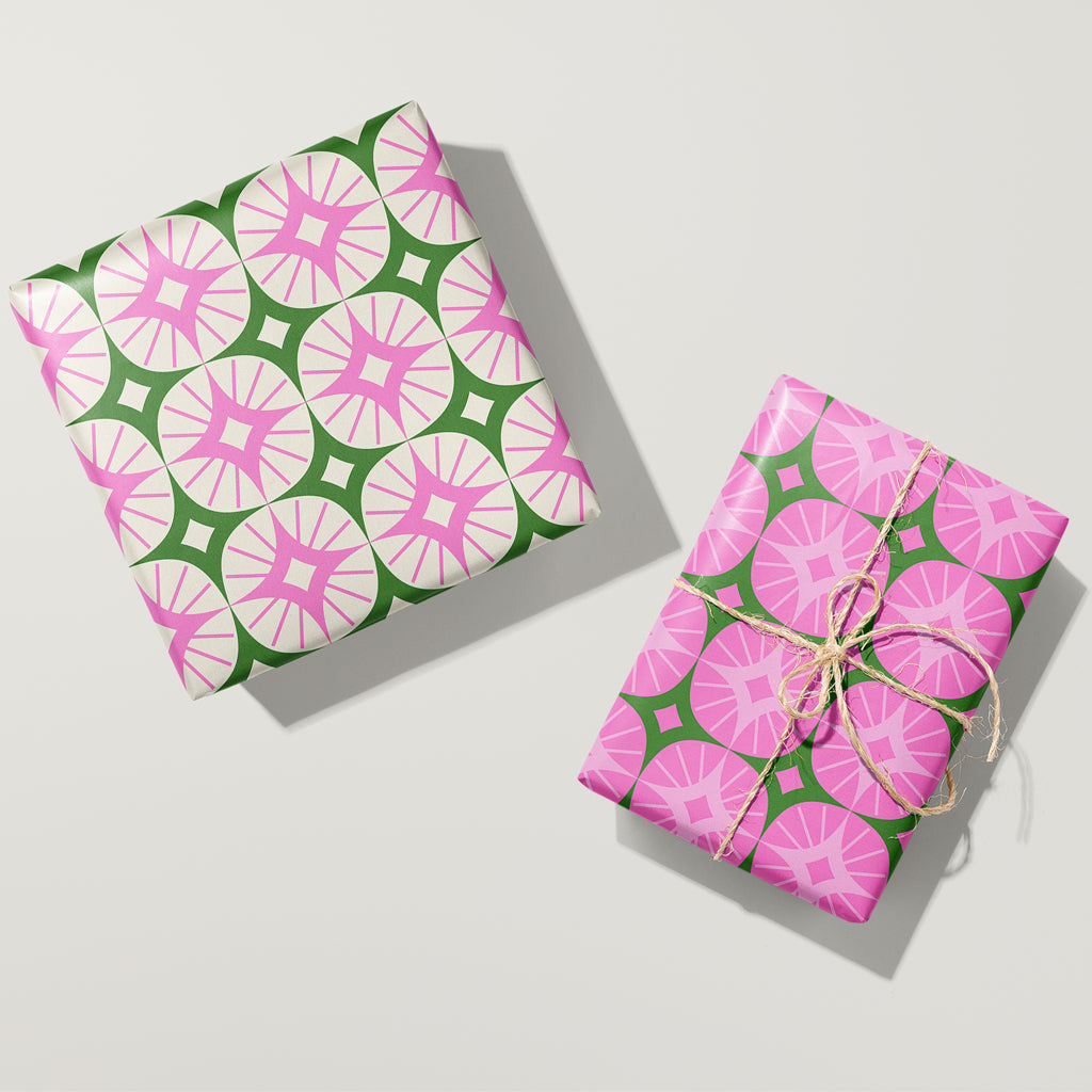Abstract Stars Wrapping Paper