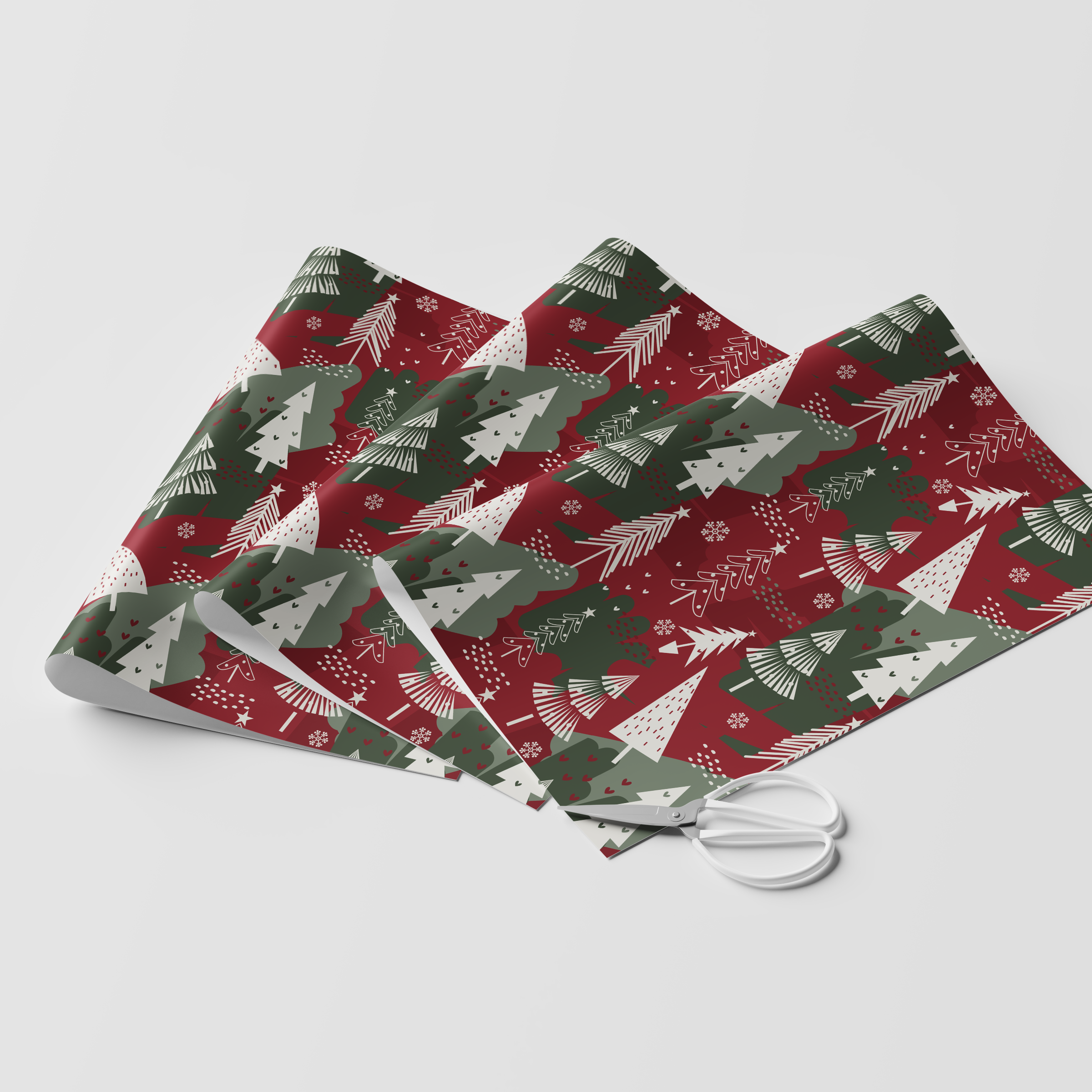 Abstract Christmas Trees