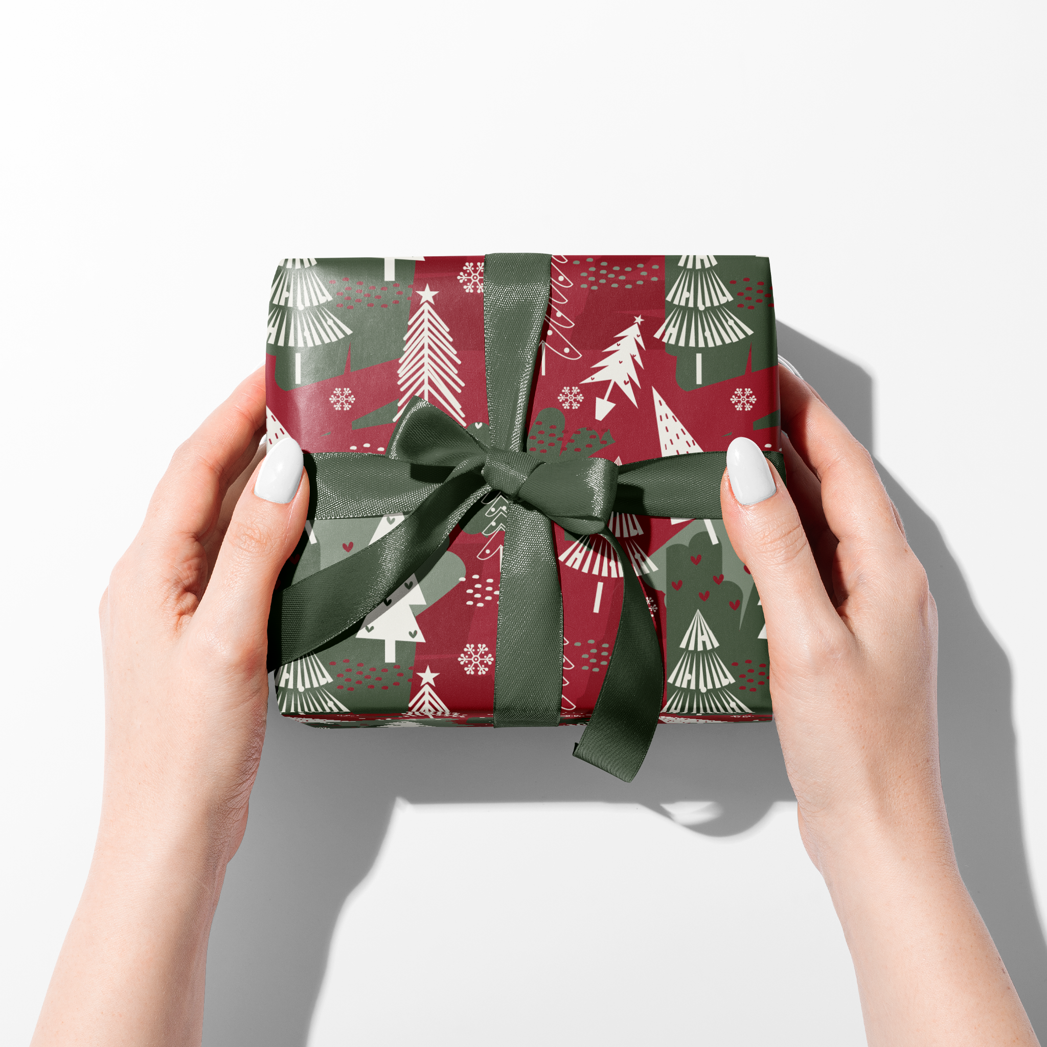 Abstract Christmas Trees