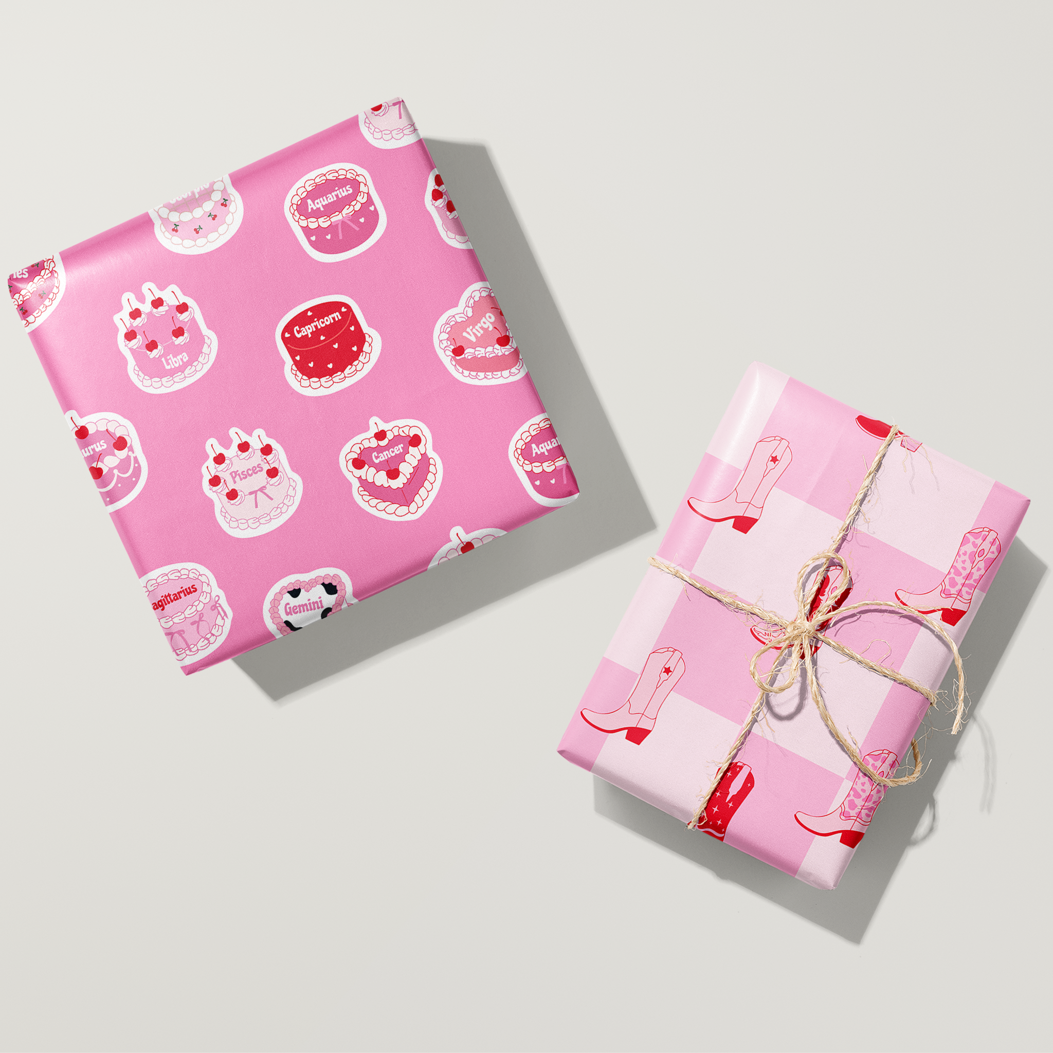 Astrology Cakes Wrapping Paper