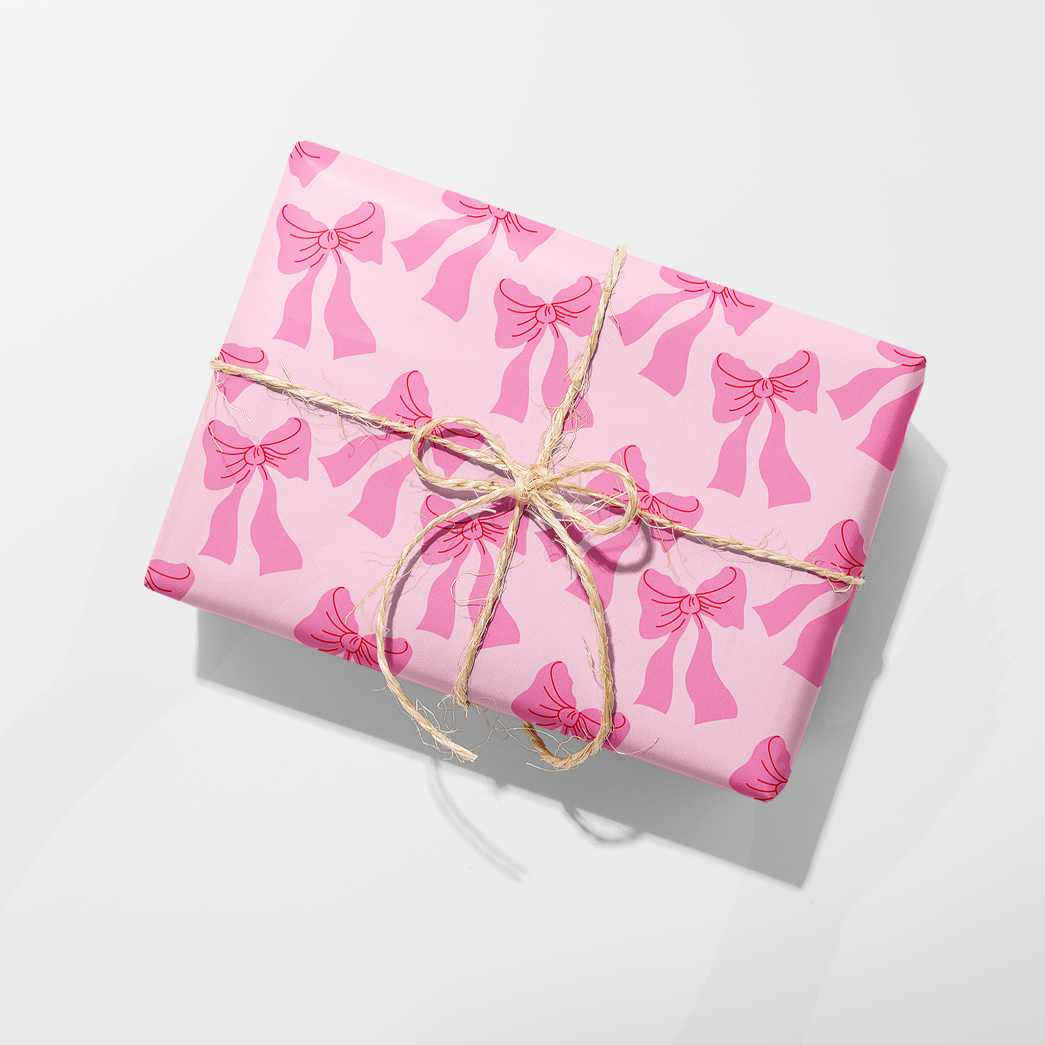 Western Bows Wrapping Paper