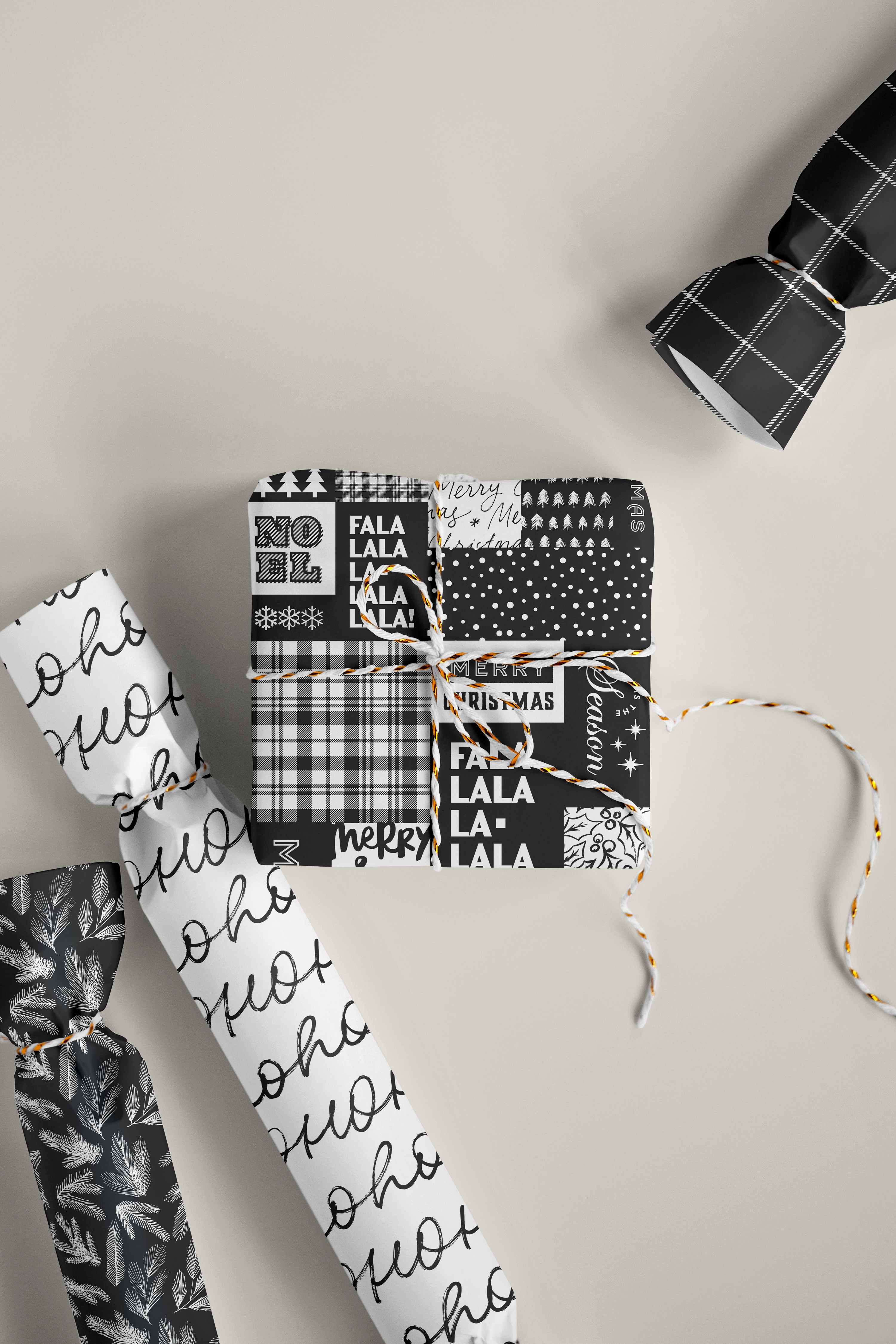 Monoline Trees Wrapping Paper