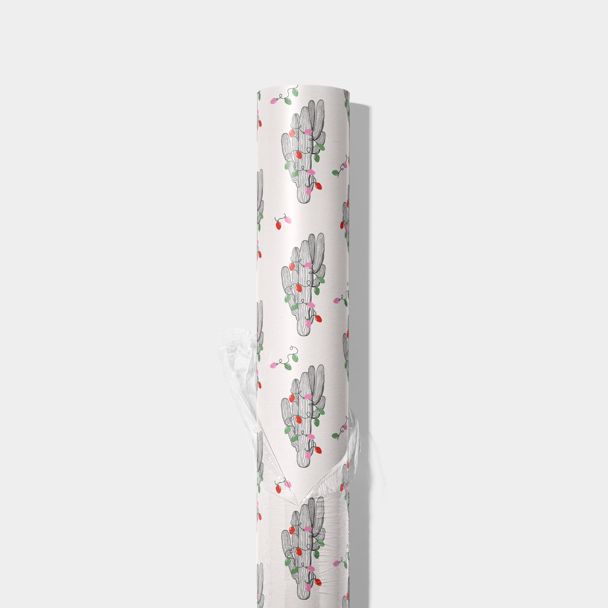 Cactus Lights Wrapping Paper