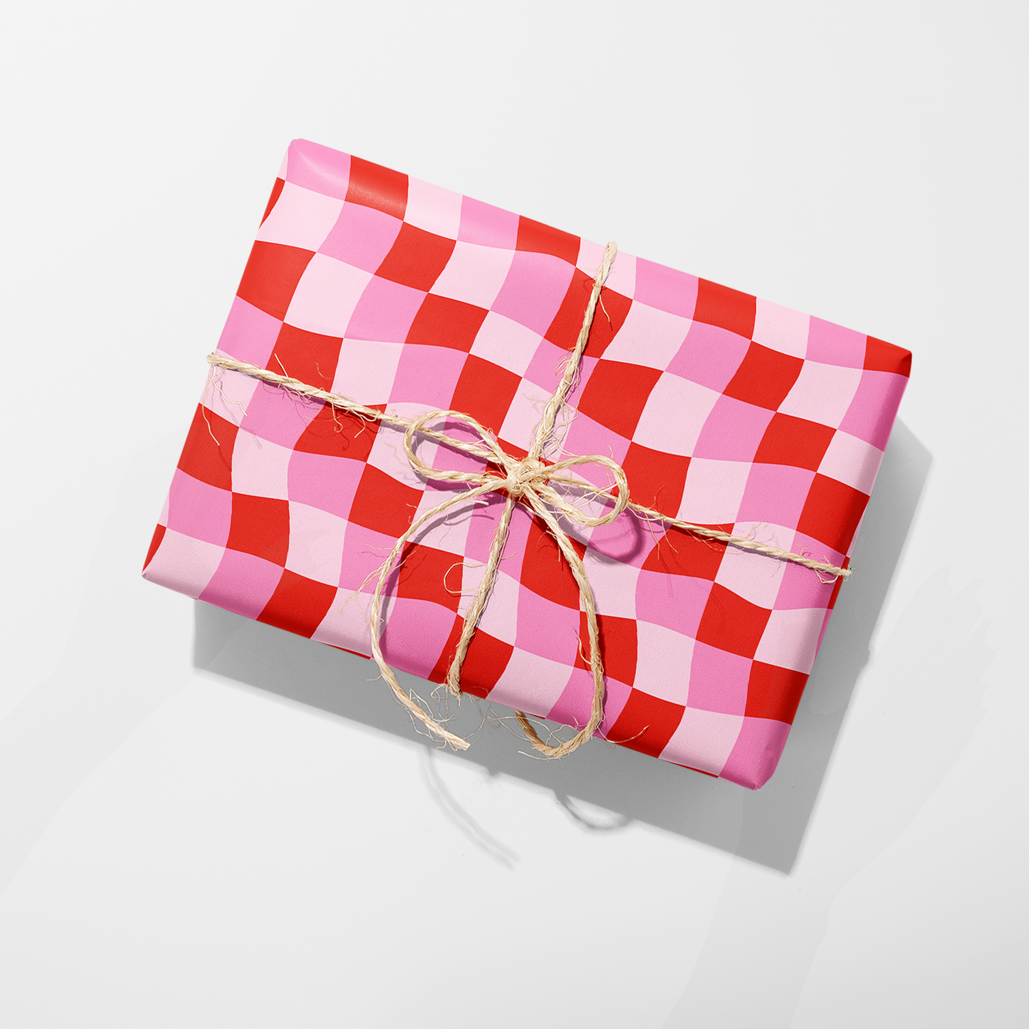 Distorted Checkered Wrapping Paper