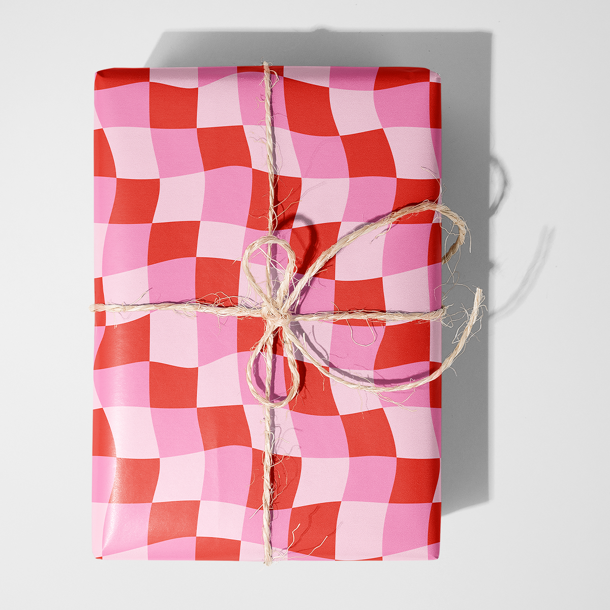 Distorted Checkered Wrapping Paper