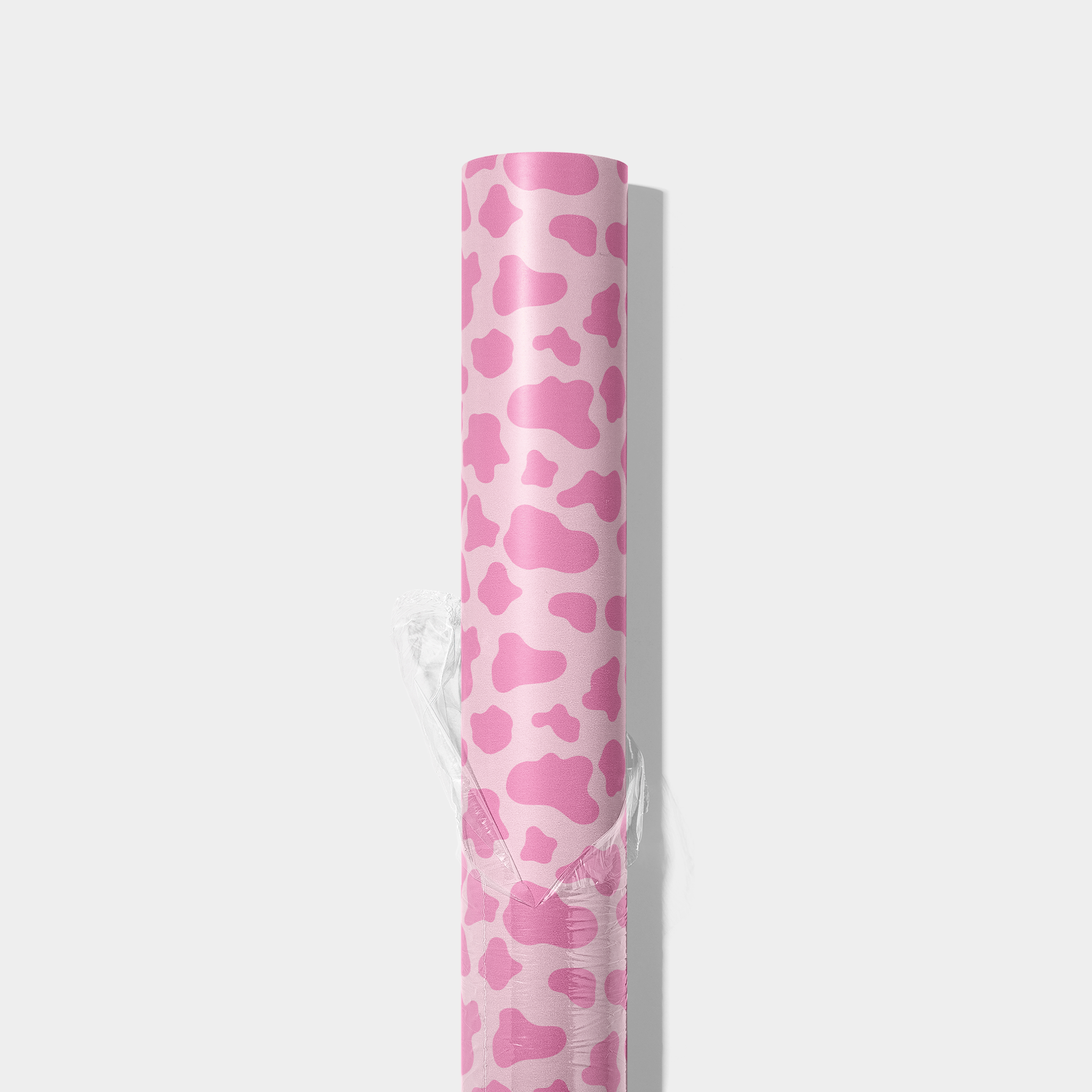 Pink Cow Print Wrapping Paper