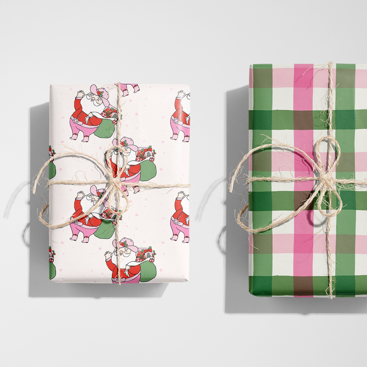 Santa Gift Sack Wrapping Paper