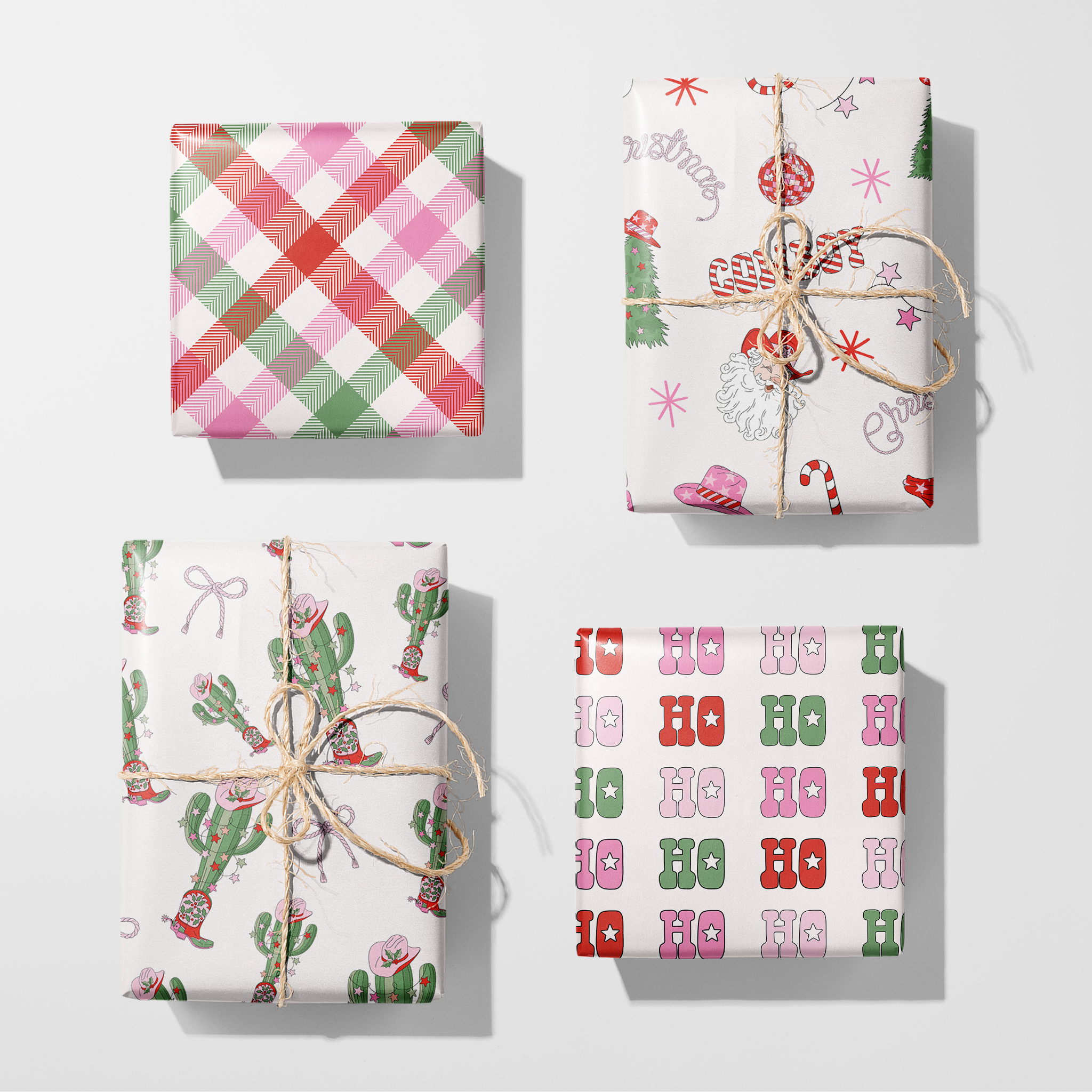Western Flannel Wrapping Paper