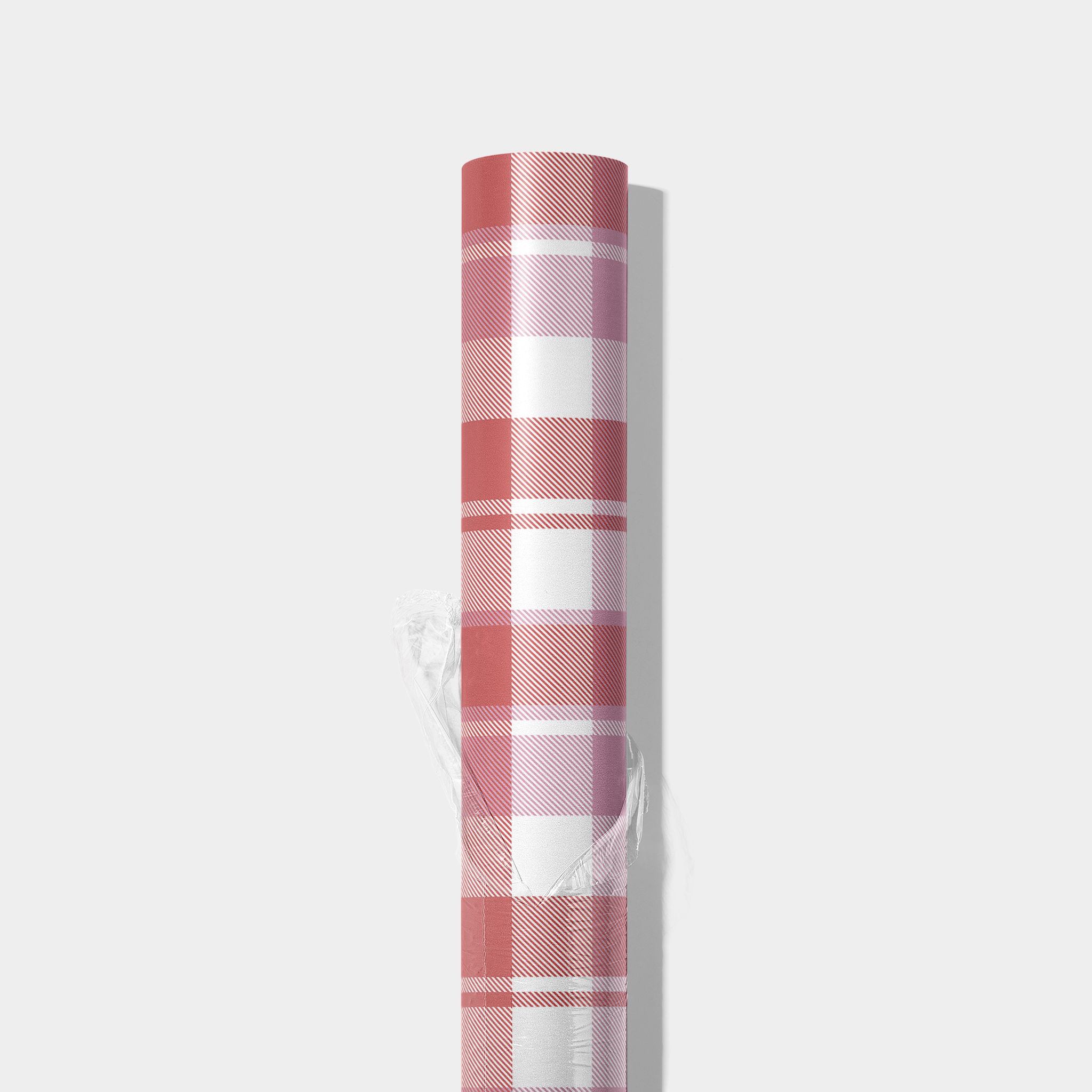 Pink & Red Flannel Wrapping Paper