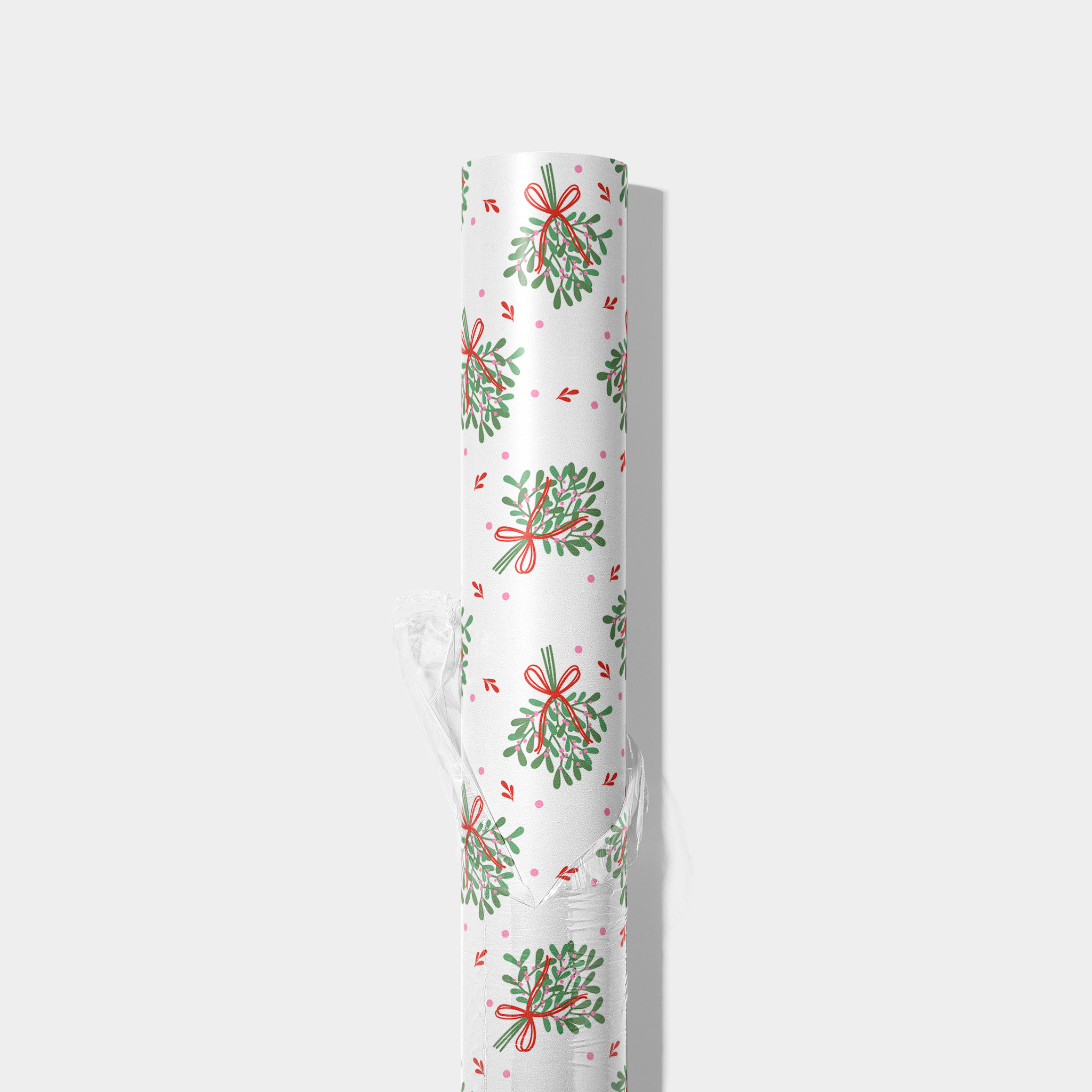 Hanging Mistletoe Wrapping Paper