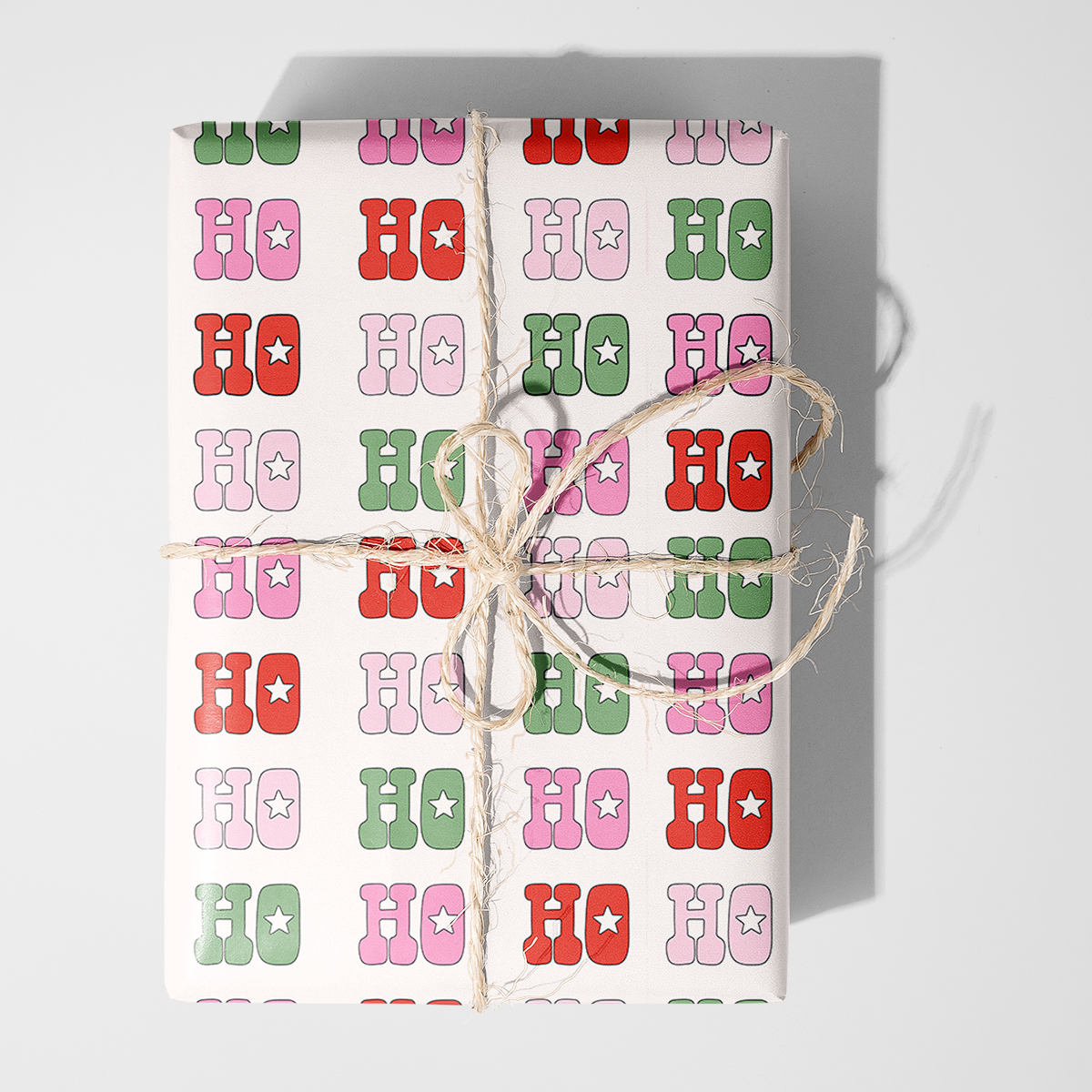 Western Ho Ho Ho Wrapping Paper