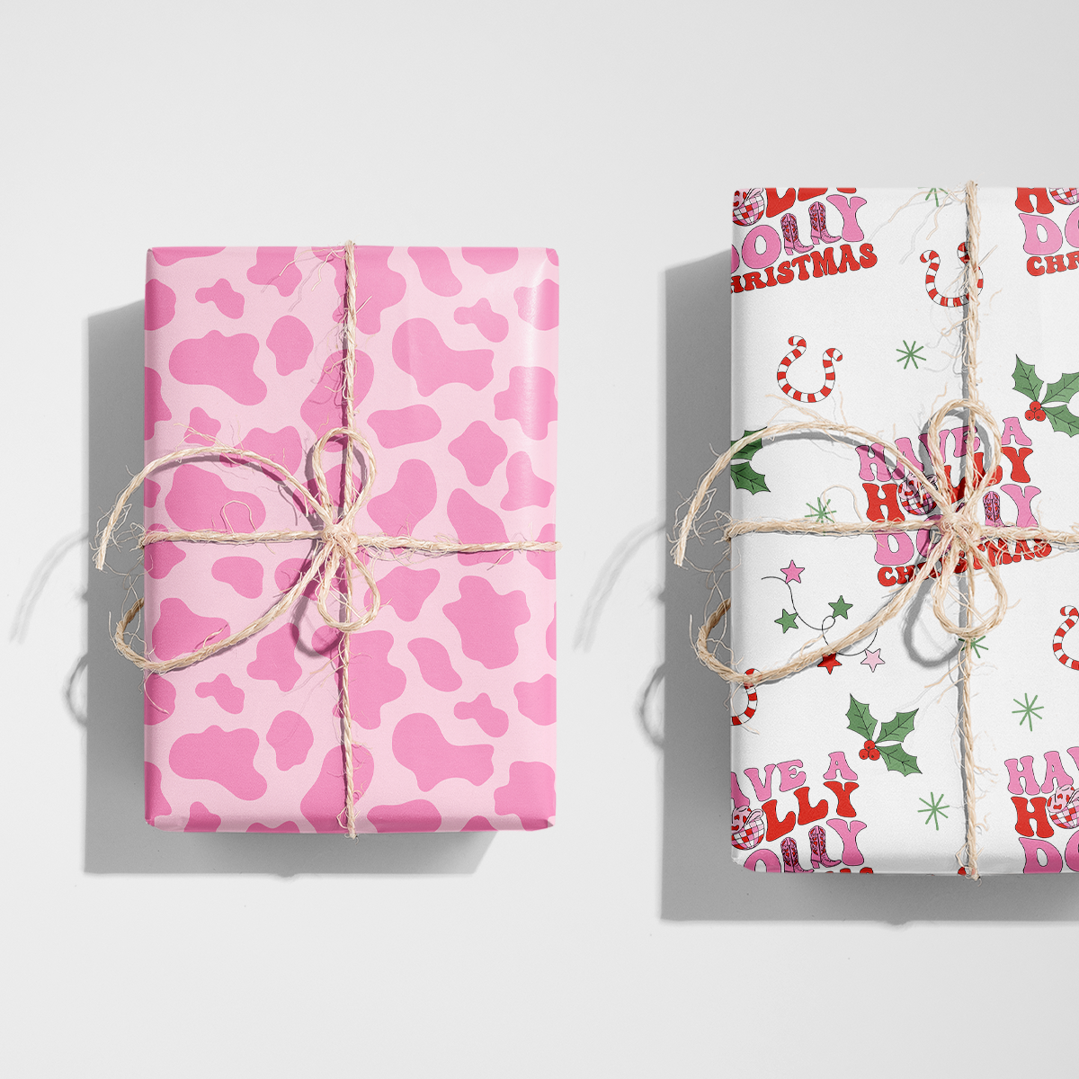 Holly Dolly Christmas Wrapping Paper
