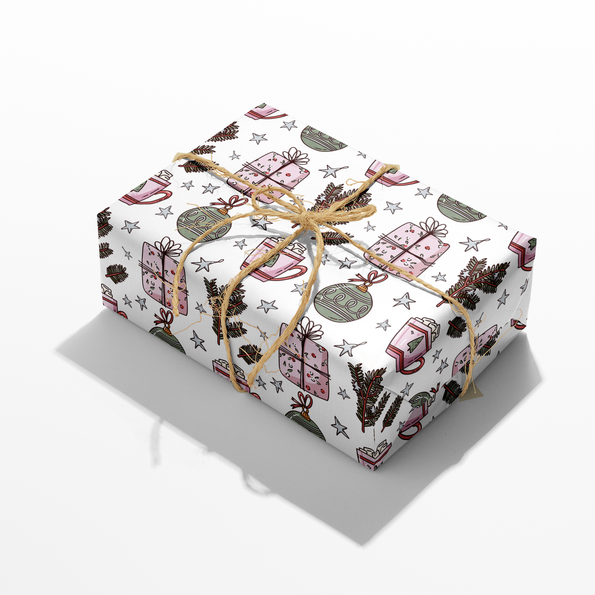 Cocoa and Presents Holiday Wrapping Paper