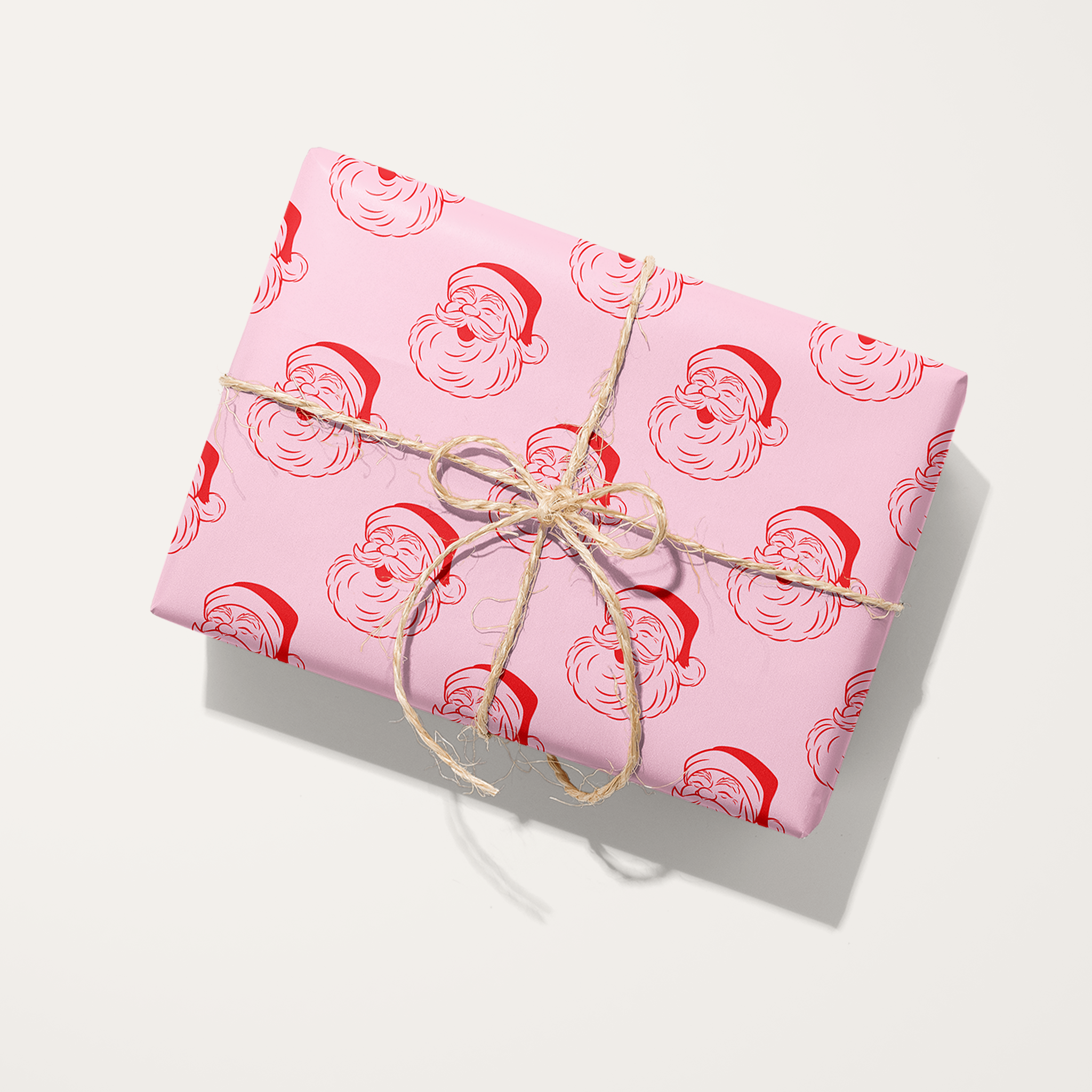 Laughing Santas Wrapping Paper