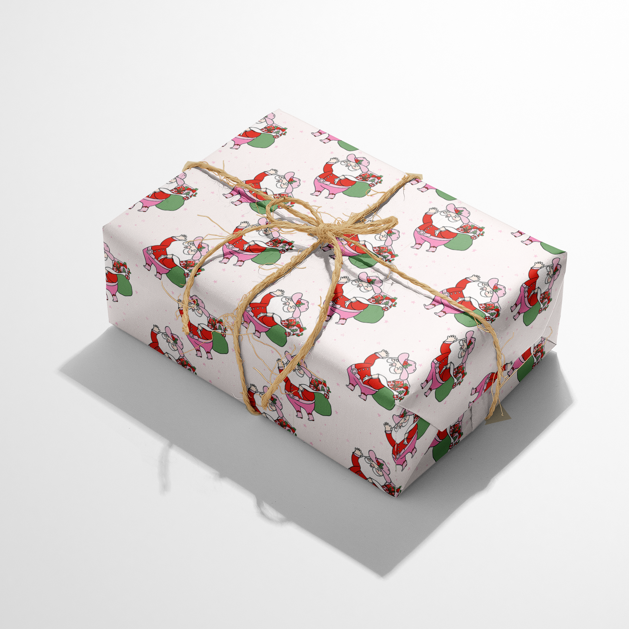 Santa Gift Sack Wrapping Paper