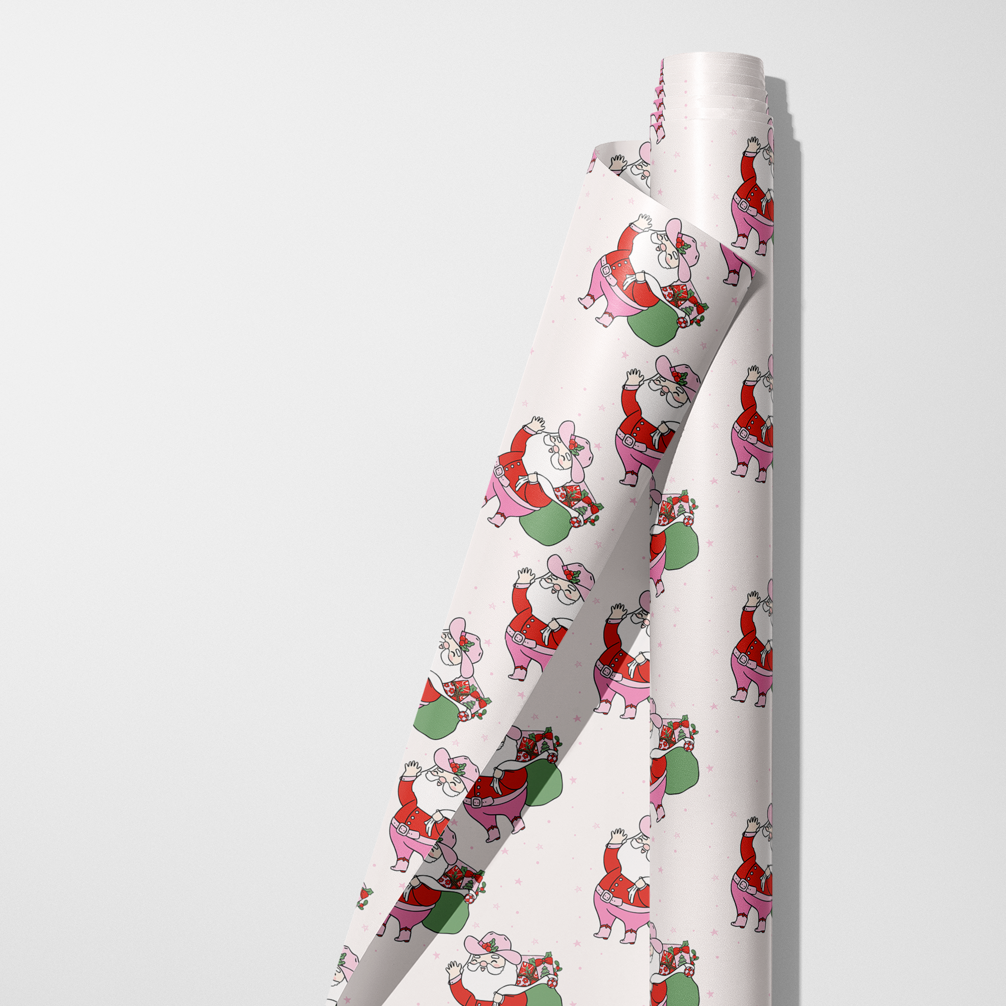 Santa Gift Sack Wrapping Paper