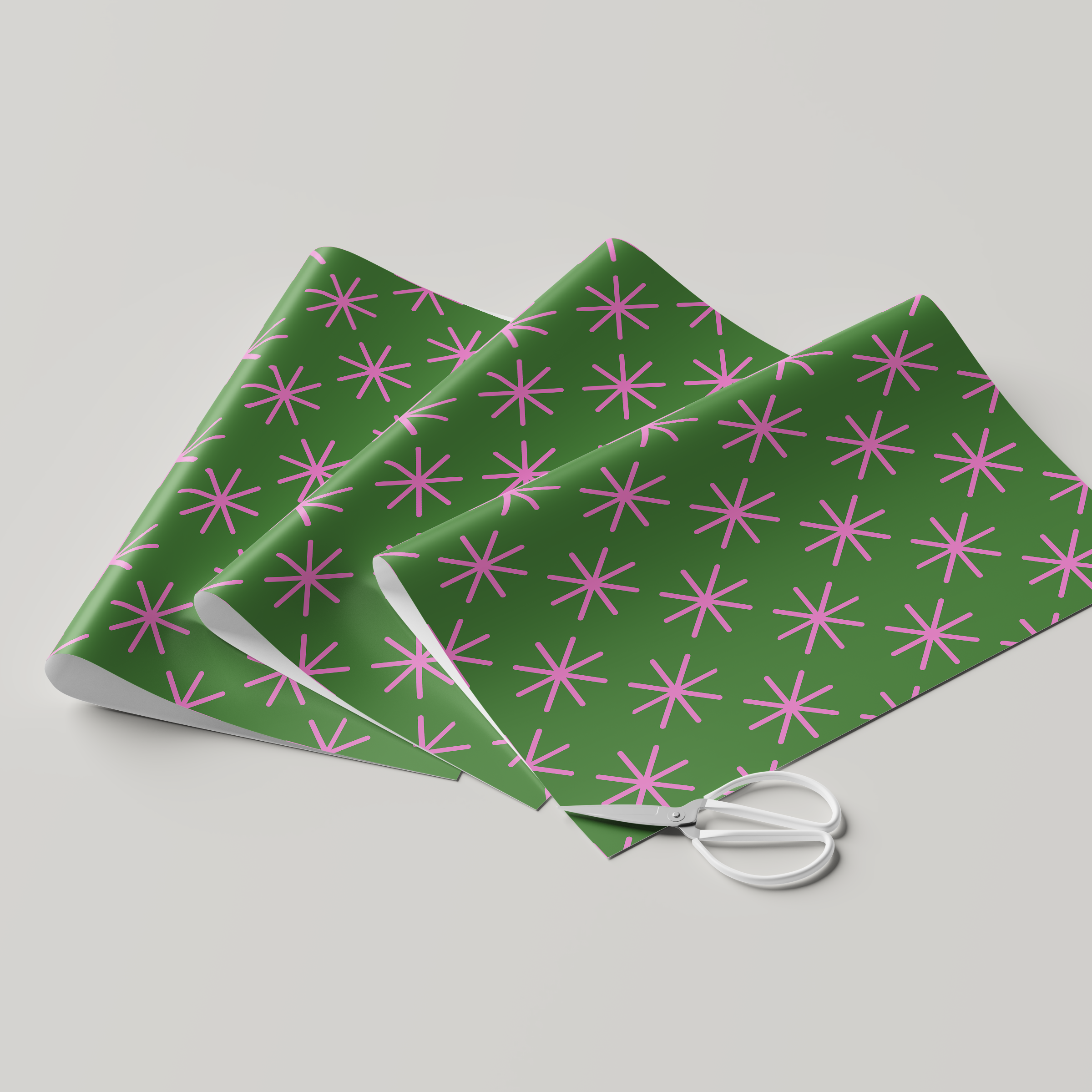 Starry Palm Royale Wrapping Paper