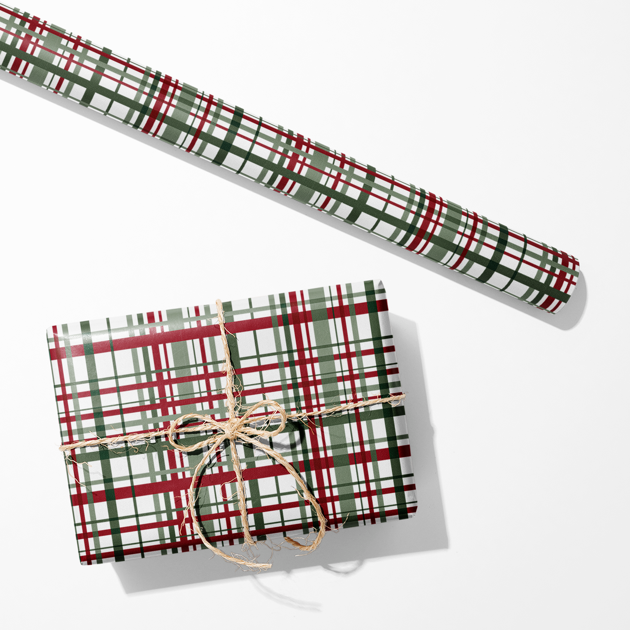 Christmas Stripes Wrapping Paper