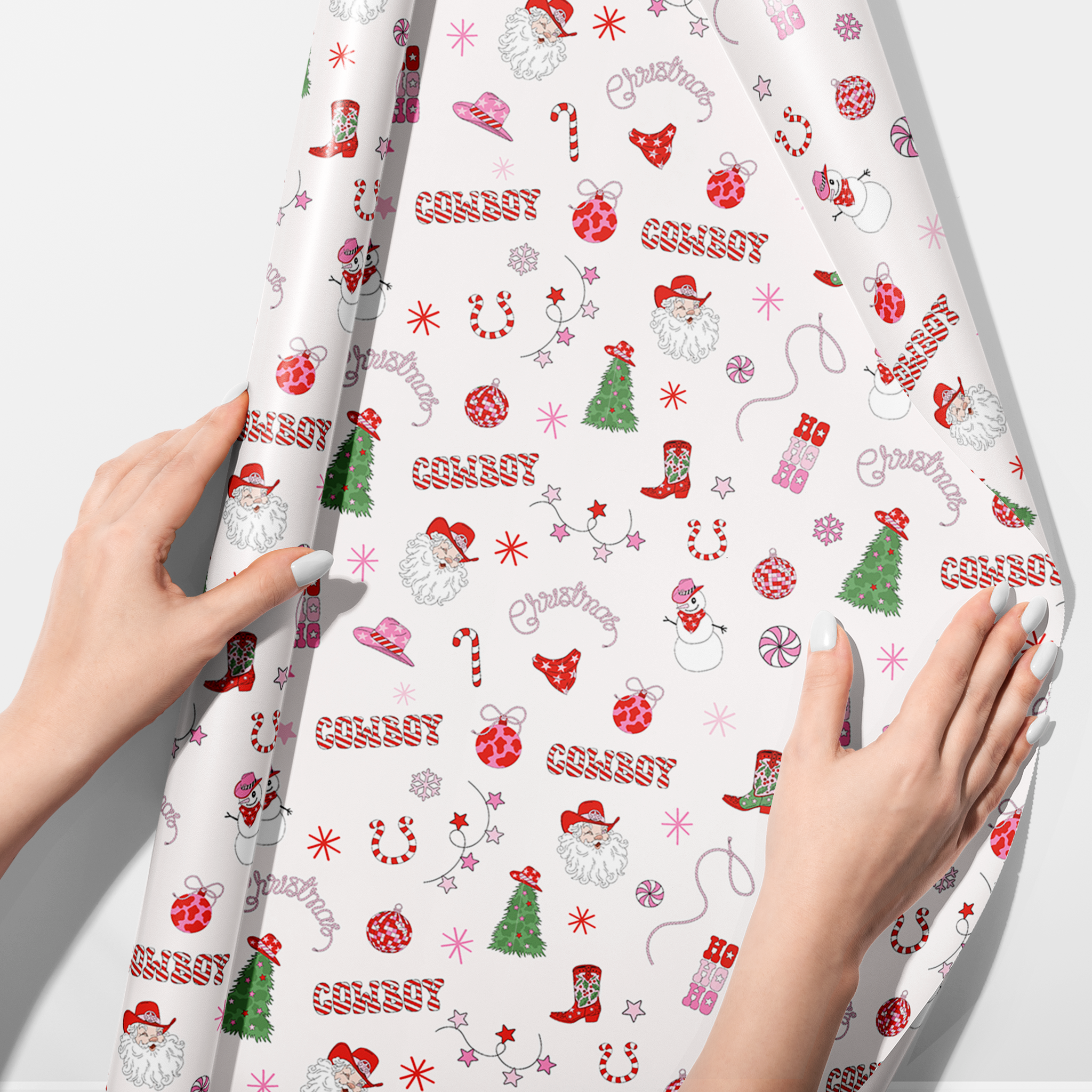 Western Characters Wrapping Paper