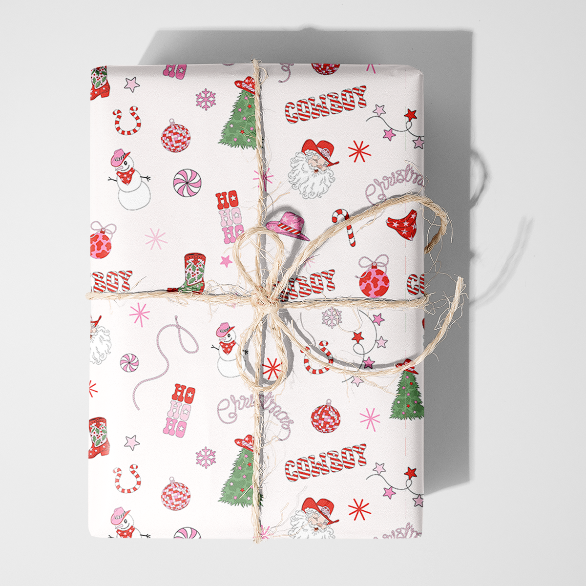 Western Characters Wrapping Paper