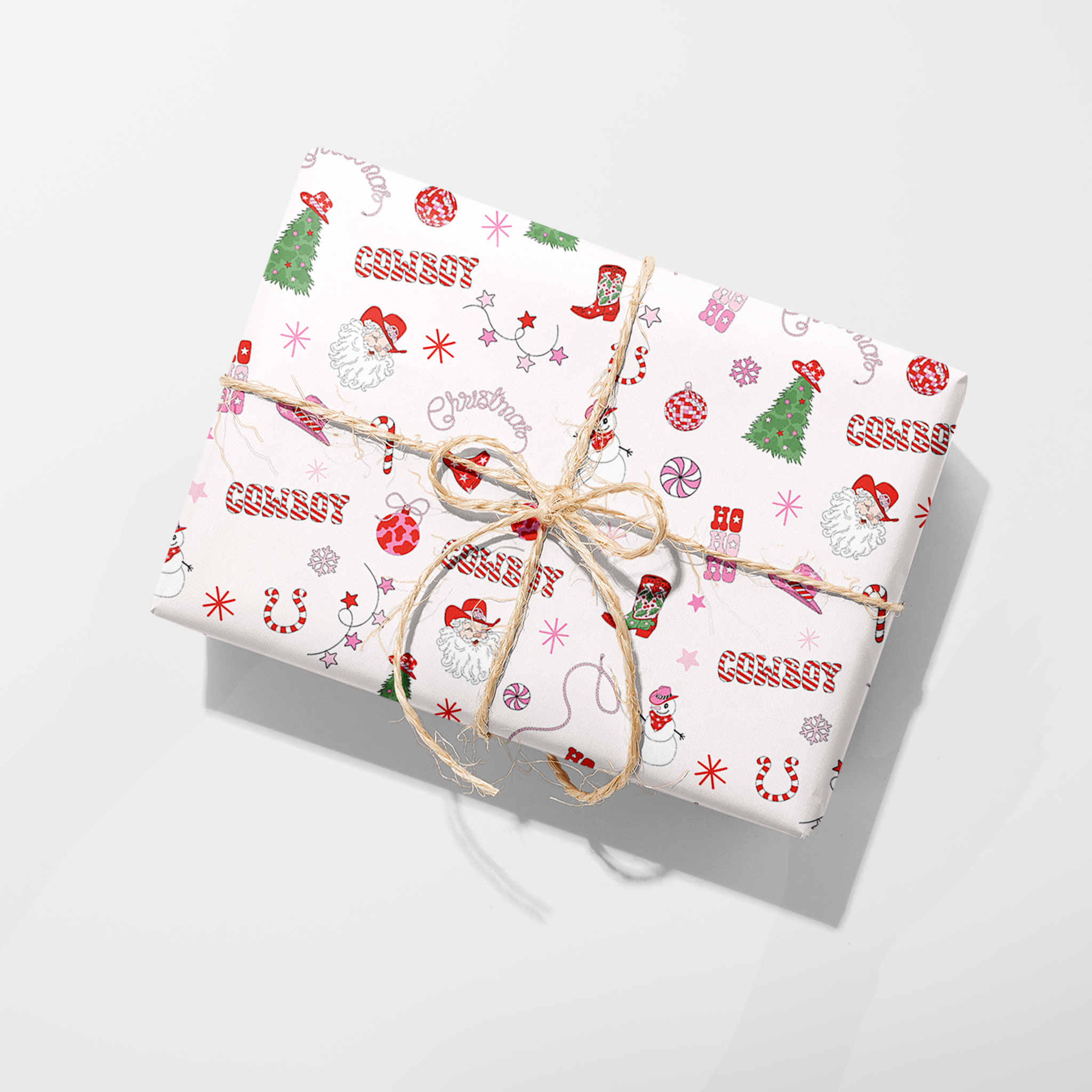 Western Characters Wrapping Paper