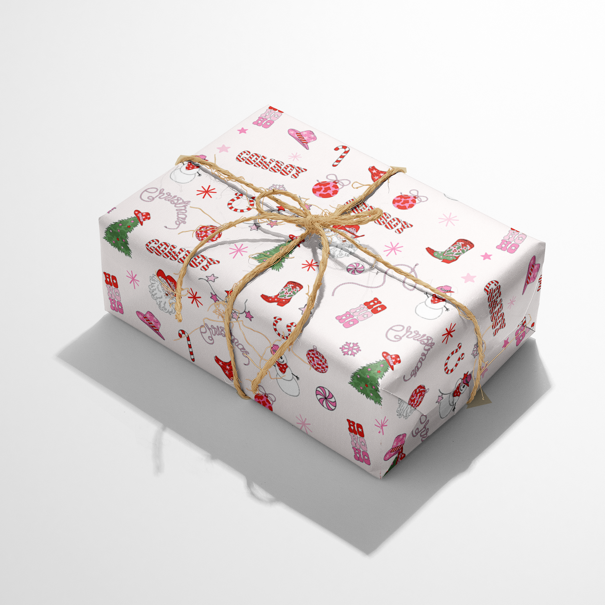 Western Characters Wrapping Paper